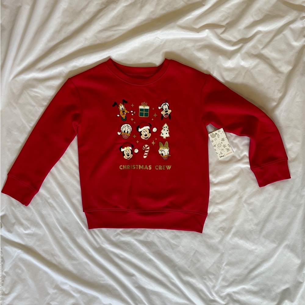 NWT Disney Jumping Beans “Christmas Crew” Sweatshirt
